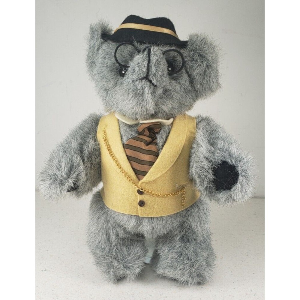 Kent Collectibles Jean Steele Stuffed Plush Teddy Bear 11" Vintage 19 Jointed